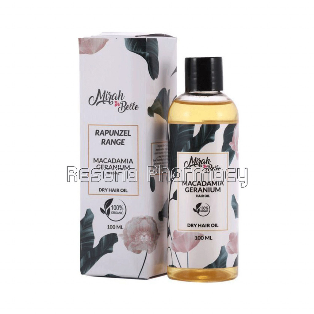 Macadamia Nut, Geranium, Argan   NaNaturalDry Frizzy Hair Oil