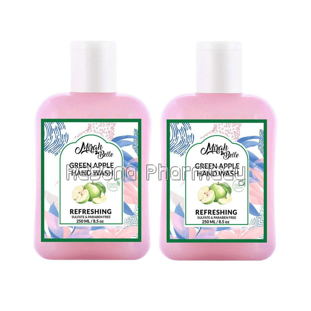Green Apple   NaNaturalHand Wash   Sulfate and Paraben Free (Pack Of 2)