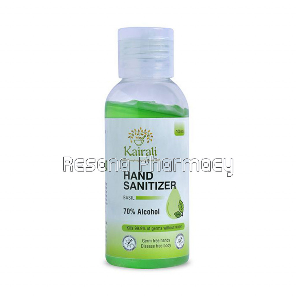 Alcohol Based Herbal Hand Sanitizer Gel With Basil Moisturizing Properties