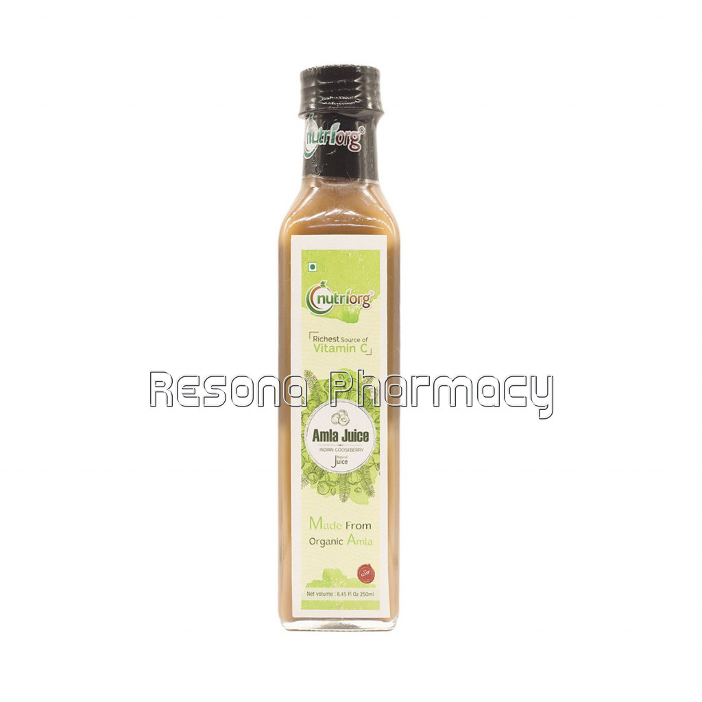 Nutriorg Amla Juice 250Ml (Pack Of 2)