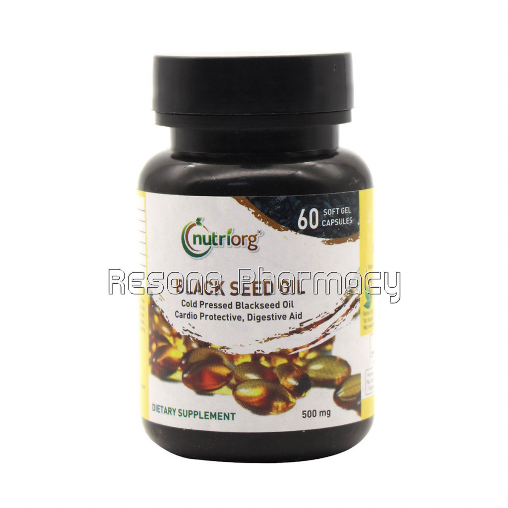 Nutriorg Blackseed Oil Soft Gel 60 Capsule 100G