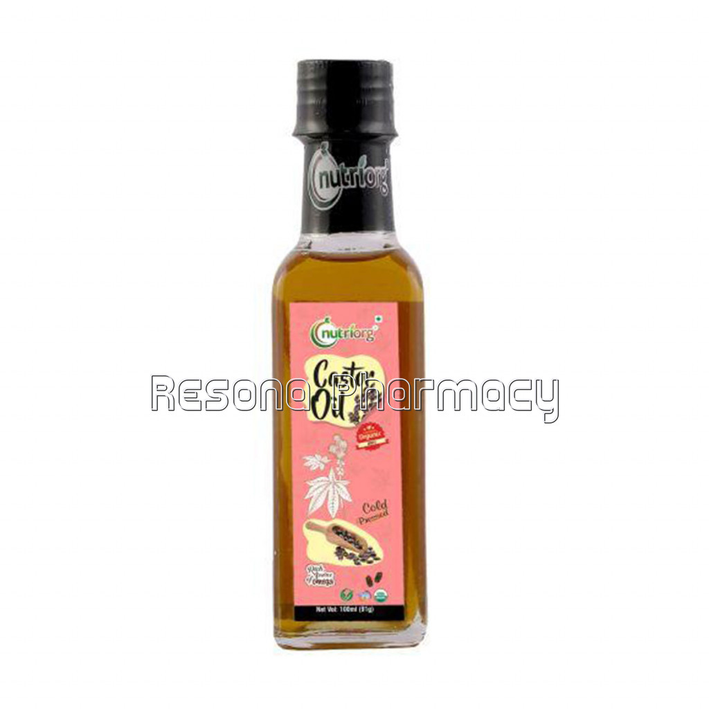 Nutriorg Certified Organic Castor Oil 100Ml ( Pack Of 2)