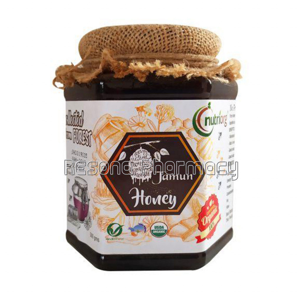 Nutriorg Certified Organic Honey With Jamun Flavor 500G
