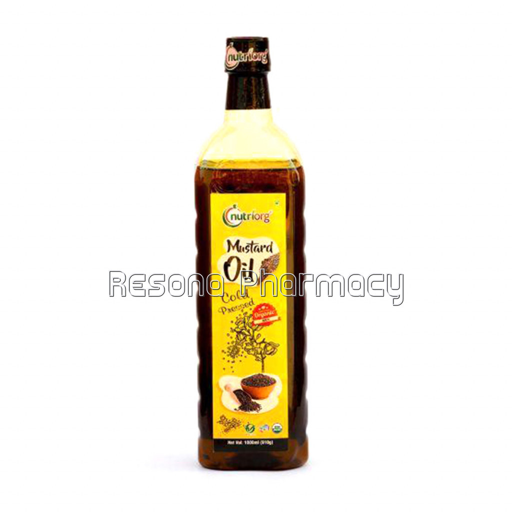 Nutriorg Certified Organic Mustard Oil 1000Ml