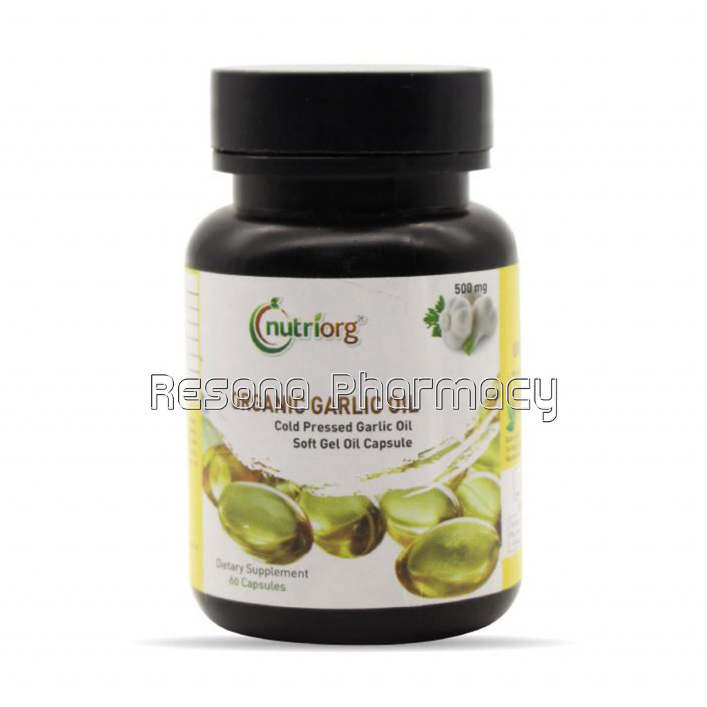 Nutriorg Garlic Oil Soft Gel 60 Capsule