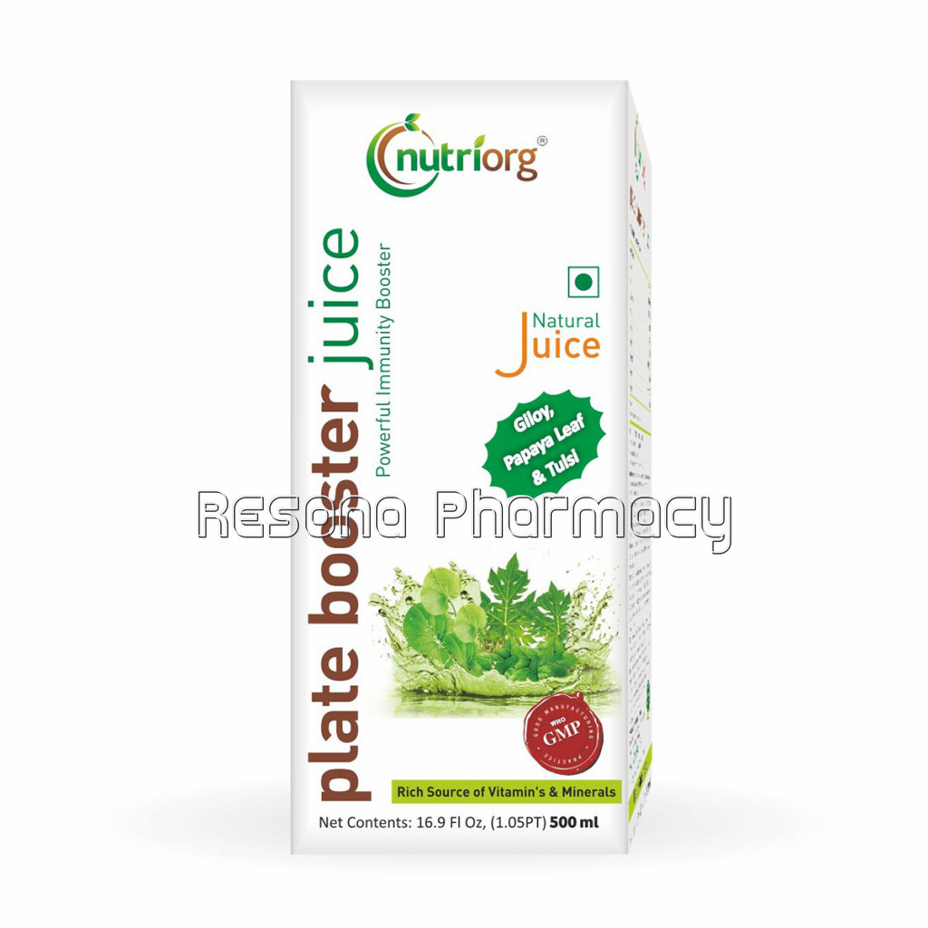 Nutriorg Plate Booster Juice 500Ml