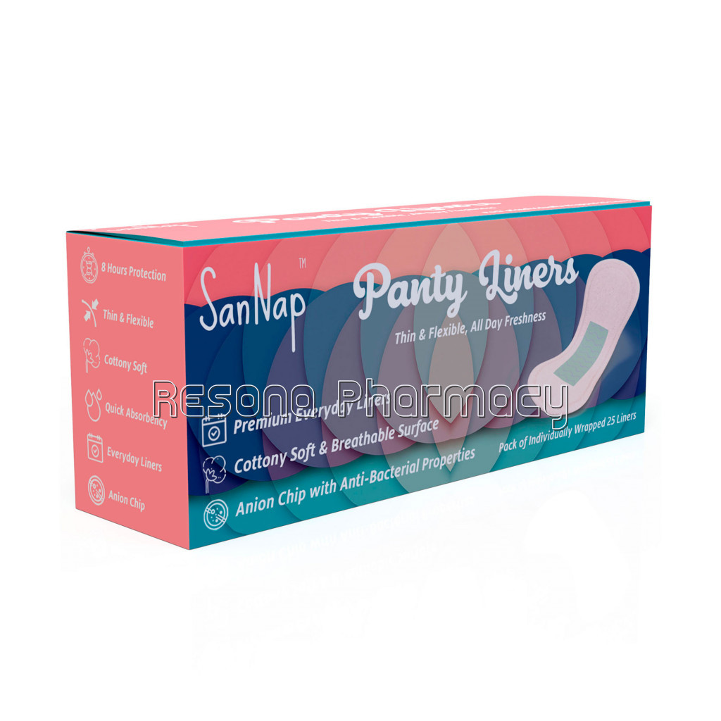 Sannap Anion Anti Bacterial Panty Liners (25)