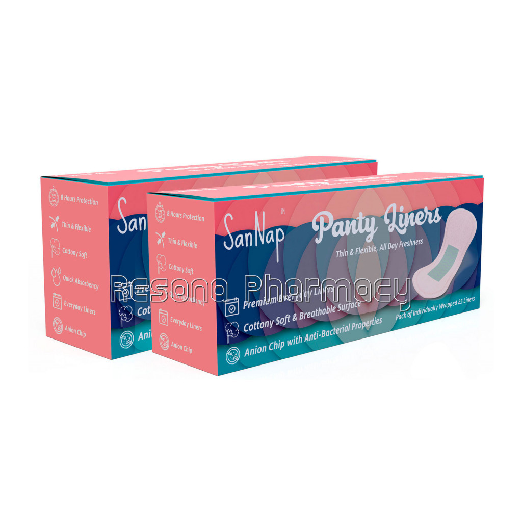 Sannap Anion Anti Bacterial Panty Liners (50)