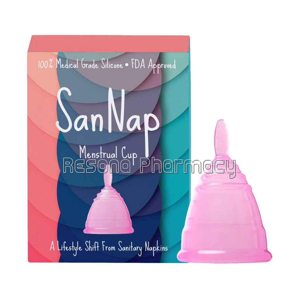 Sannap Menstrual Cup For Women (Large Size, 30Ml), Fda Approved With Storage Pouch – 12 Hours Leak Proof Protection. Period With No Rashes, Leakage Or Odour