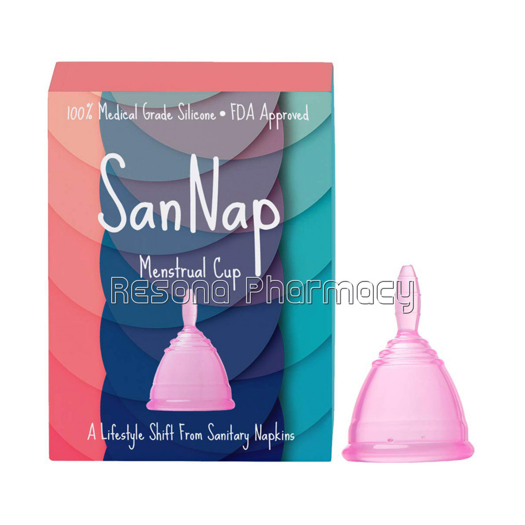 Sannap Menstrual Cup For Women (Small Size, 15Ml), Fda Approved With Storage Pouch – 12 Hours Leak Proof Protection. Period With No Rashes, Leakage Or Odour