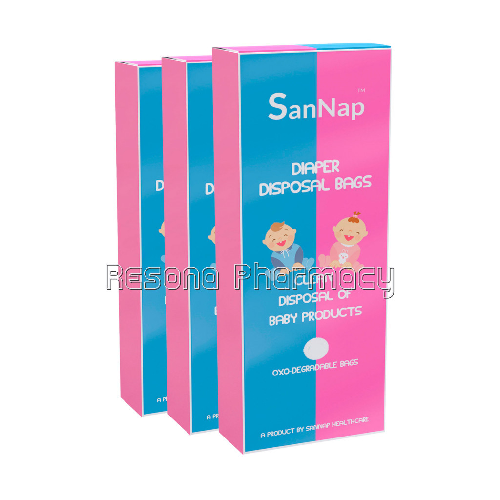 Sannap Baby Diaper Disposal (50) (Pack Of 3)