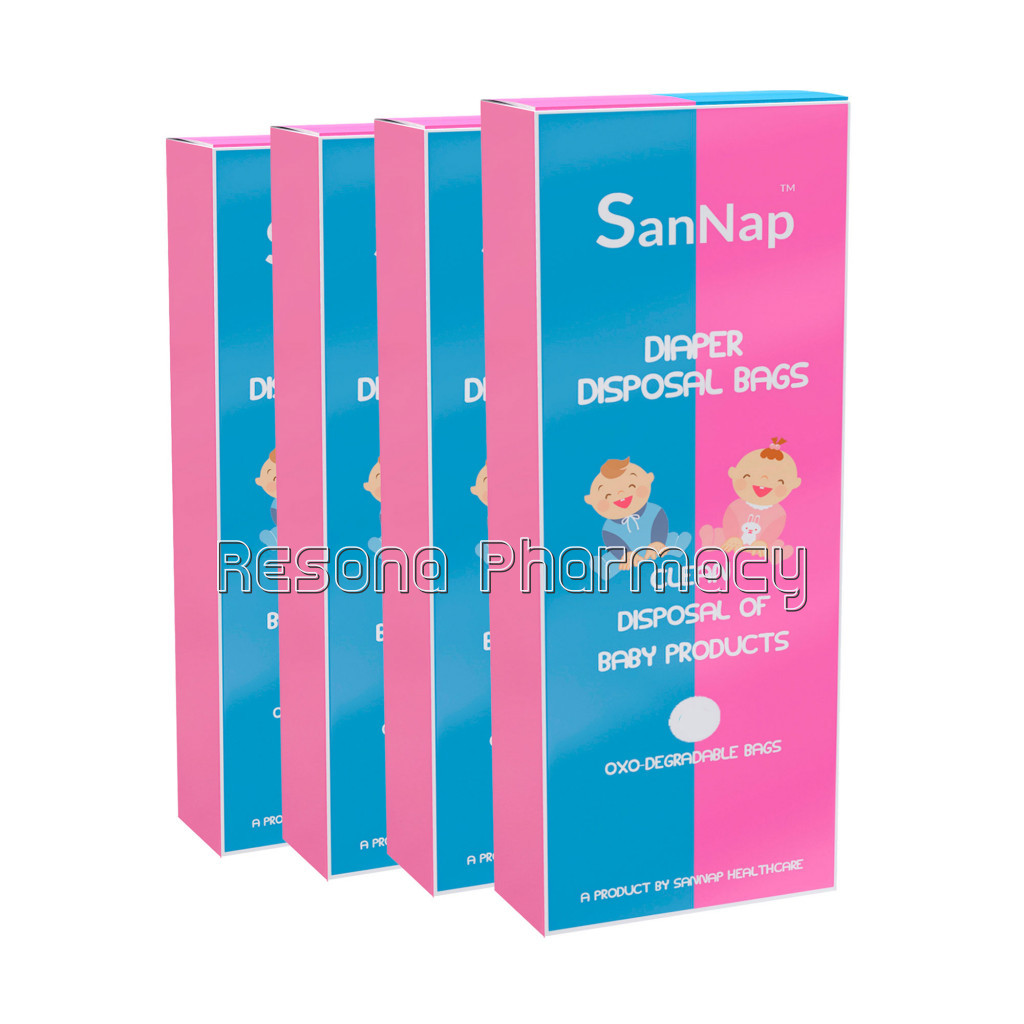 Sannap Baby Diaper Disposal (50) (Pack Of 4)