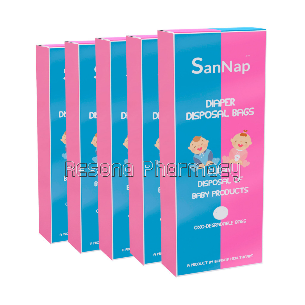 Sannap Baby Diaper Disposal (50) (Pack Of 5)
