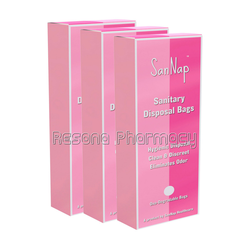 Sannap Sanitary Disposal Bags (40) (Pack Of 3)