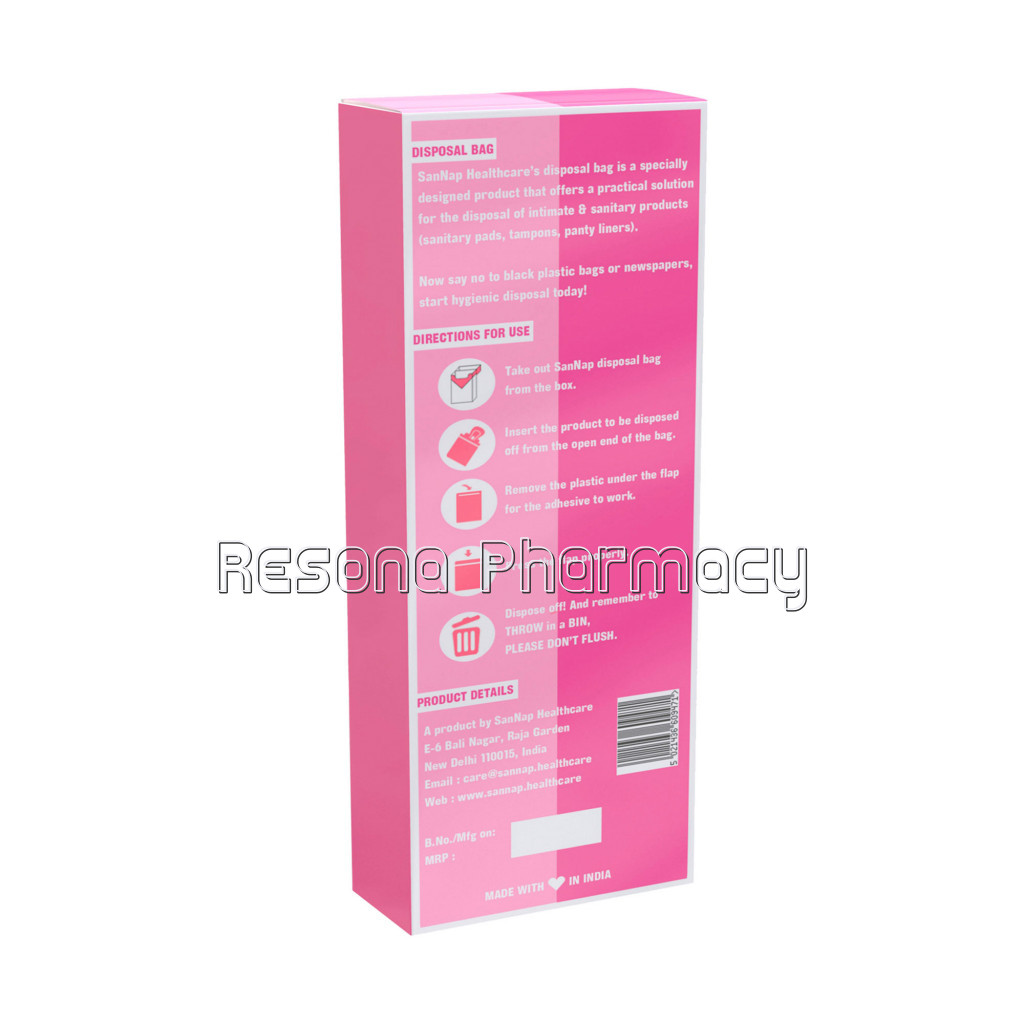 Sannap Sanitary Disposal Bags (40) (Pack Of 2)