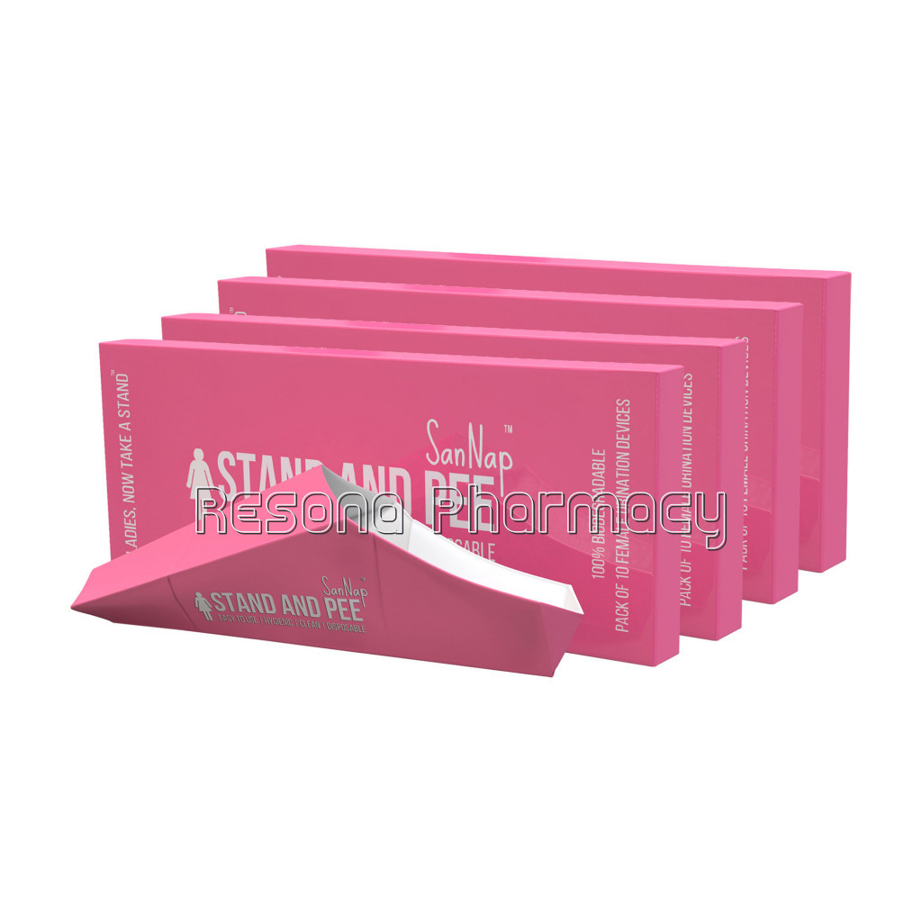 Sannap Stand and Pee, Disposable Female Urination Device (20) (Pack Of 4)