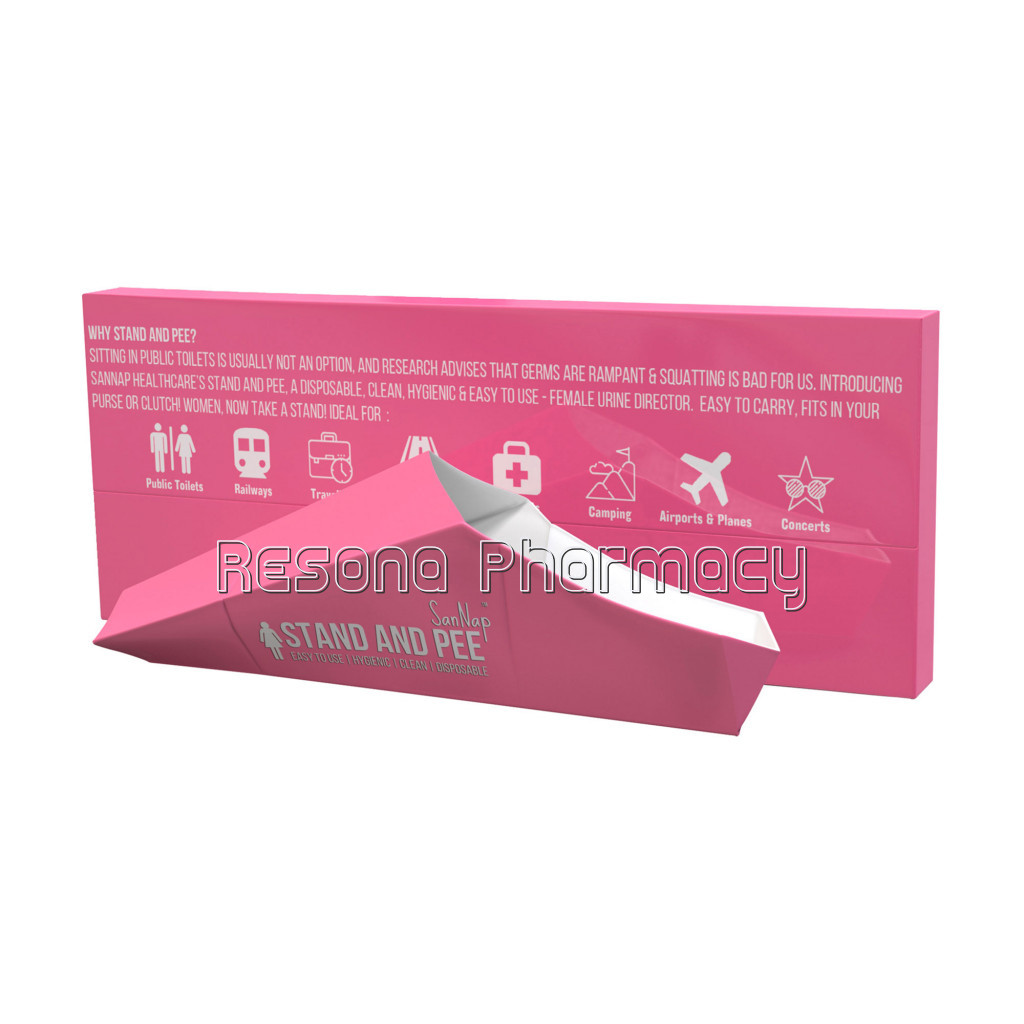 Sannap Stand and Pee, Disposable Female Urination Device (20) (Pack Of 4)