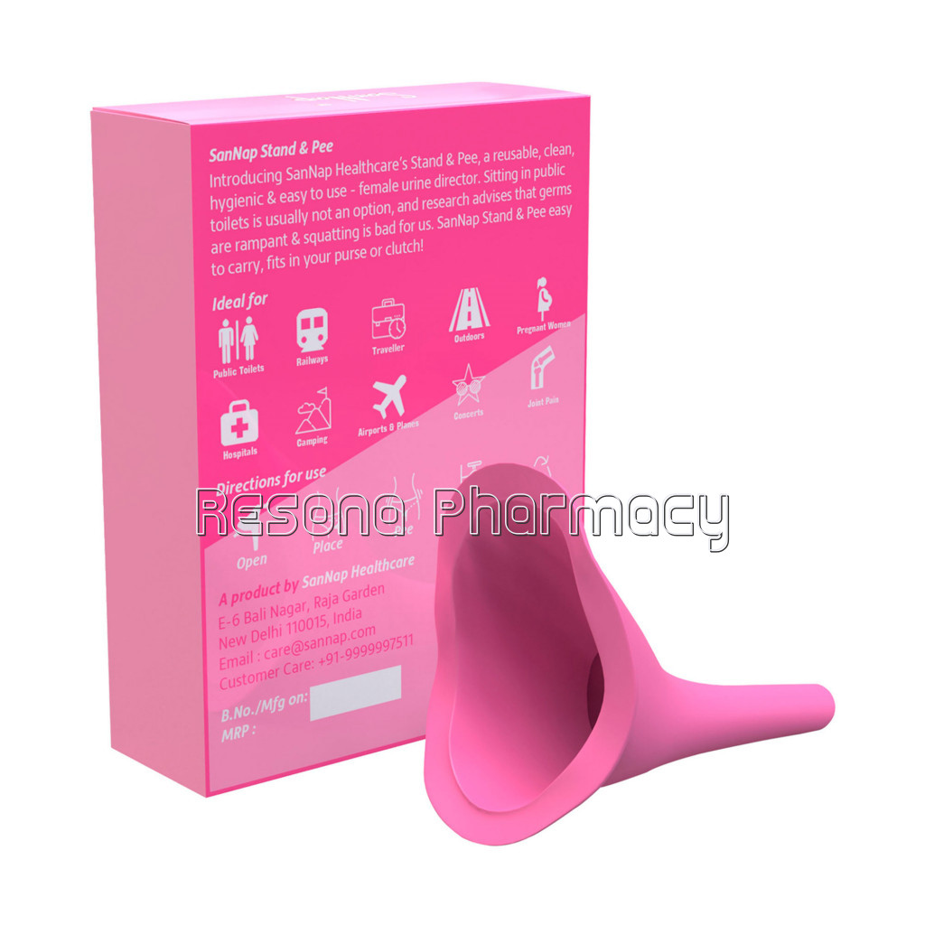 Sannap Stand And Pee, Reusable Female Urination Device (1 Funnel)
