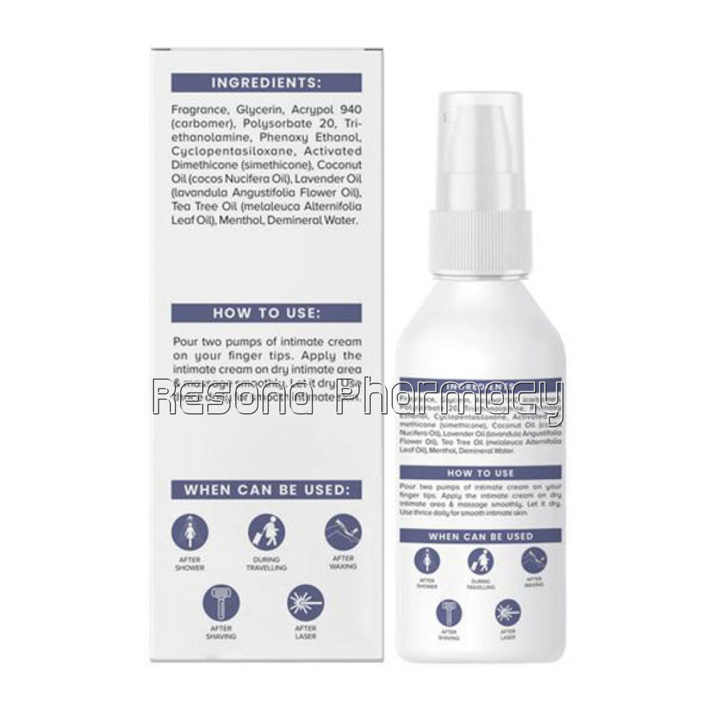 Sheneed Feminine Intimate Cream For Brightening In Bikini Area, Inner Thighs and Hips and Calms Rashes With Coconut Oil, Lavender Oil and Tea Tree Oil   60Gm