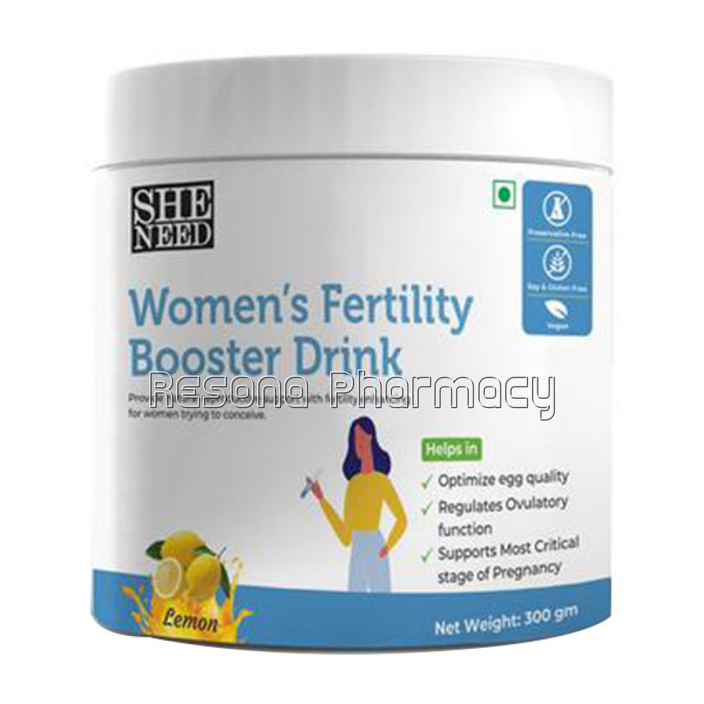 Sheneed Women’S Fertility Booster Drink For Women With Folic Acid, Vitamin B 12, Myo Inositol For Hormone Balance, Regulate Ovulatory Function, Increases Chances Of Pregnancy  300Gm