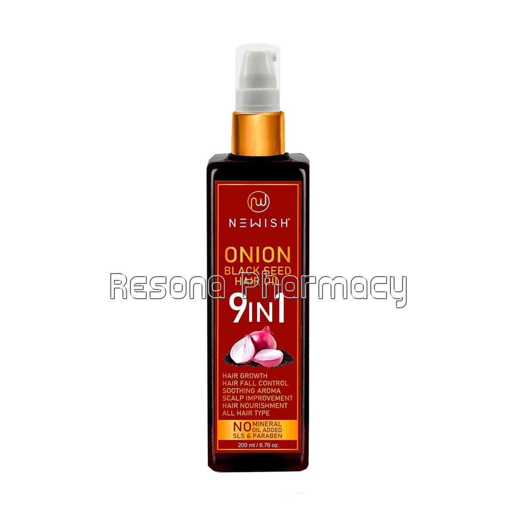 Onion Hair Oil For Hair Growth, Anti Dandruff and Hair Fall Control(200Ml) | Newish
