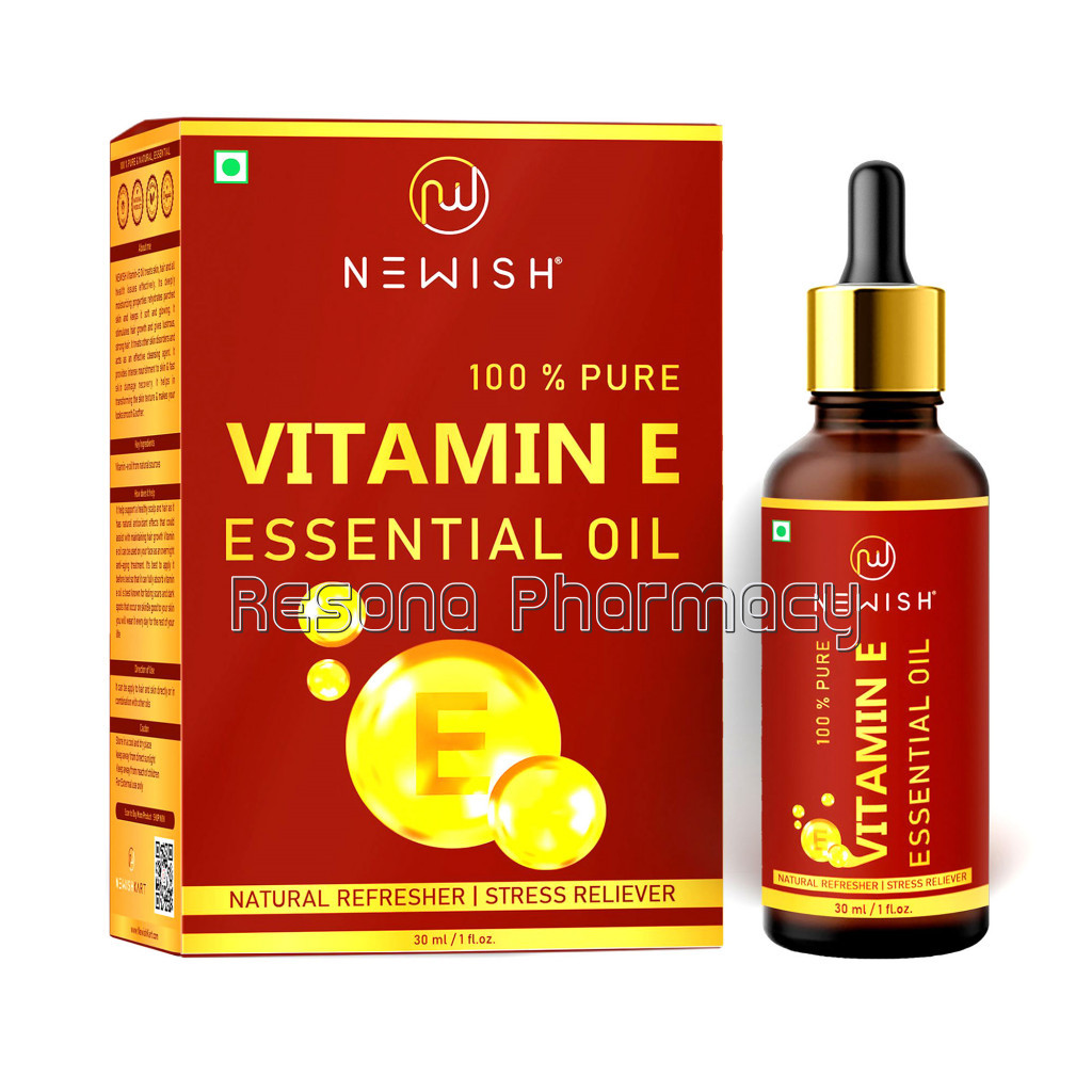 Vitamin E Oil For Hair and Skin(30Ml) | Newish