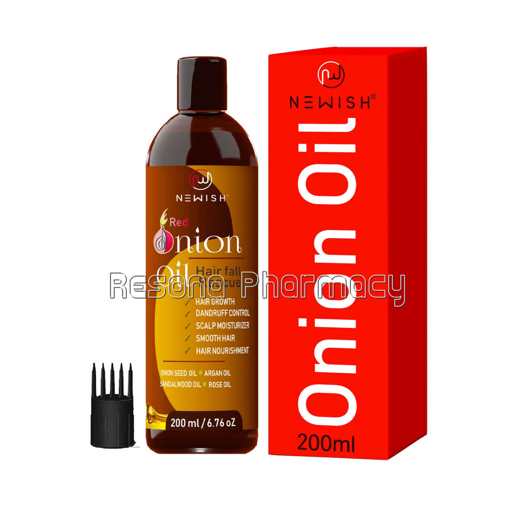 Newish Red Onion Hair Oil For Hair Growth 200Ml