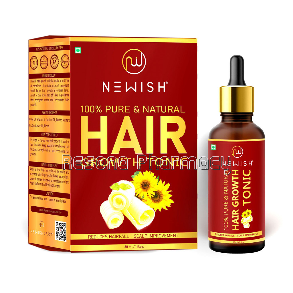Newish Hair Growth Vitalizer With Biotin Hair Regrowth Tonic 30Ml
