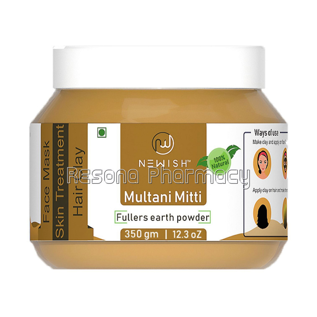 Multani Mitti For Face | Fullers Earth(350 Gm) | Newish