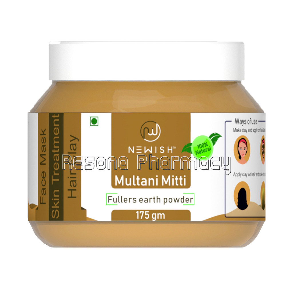 Newish Multani Mitti Powder | Fullers Earth Organic (175 Gm)