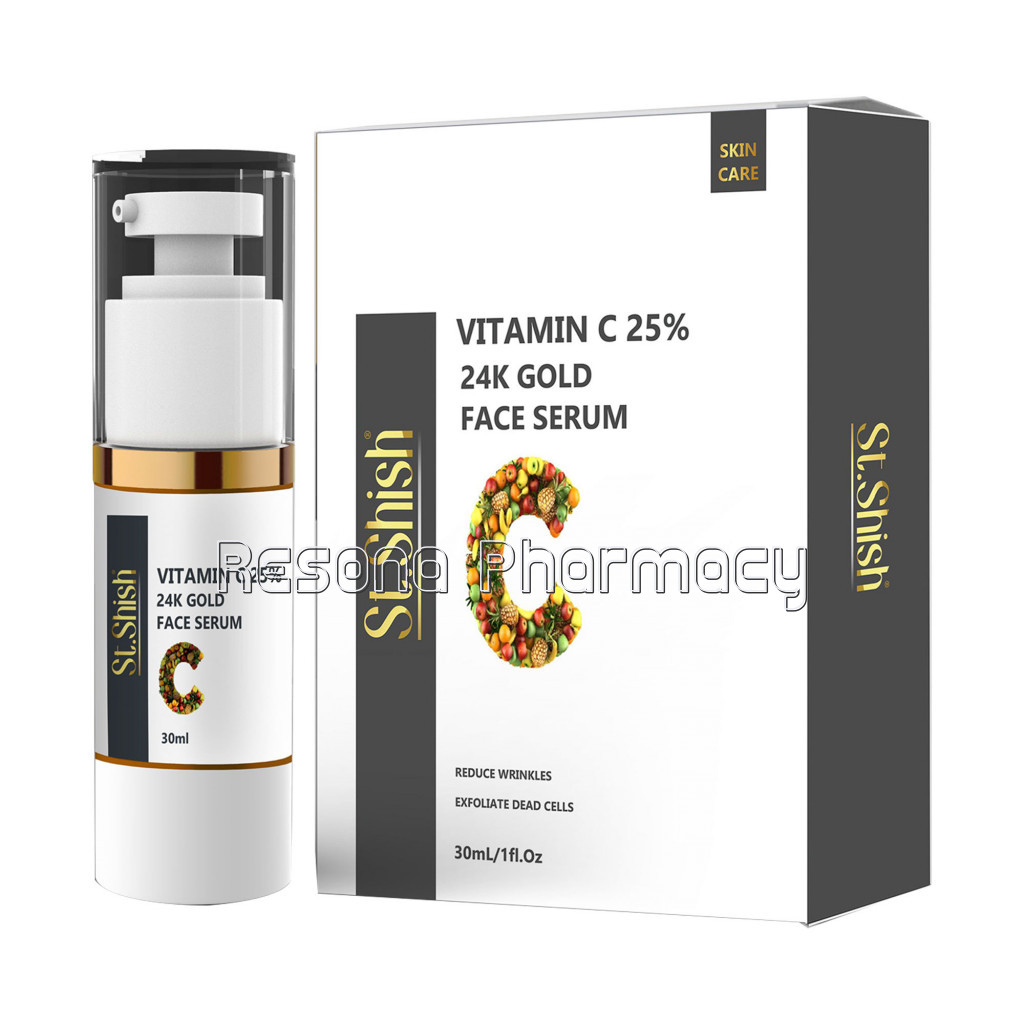 St. Shish 24K Gold Serum For Face 25% Vitamin C 30Ml