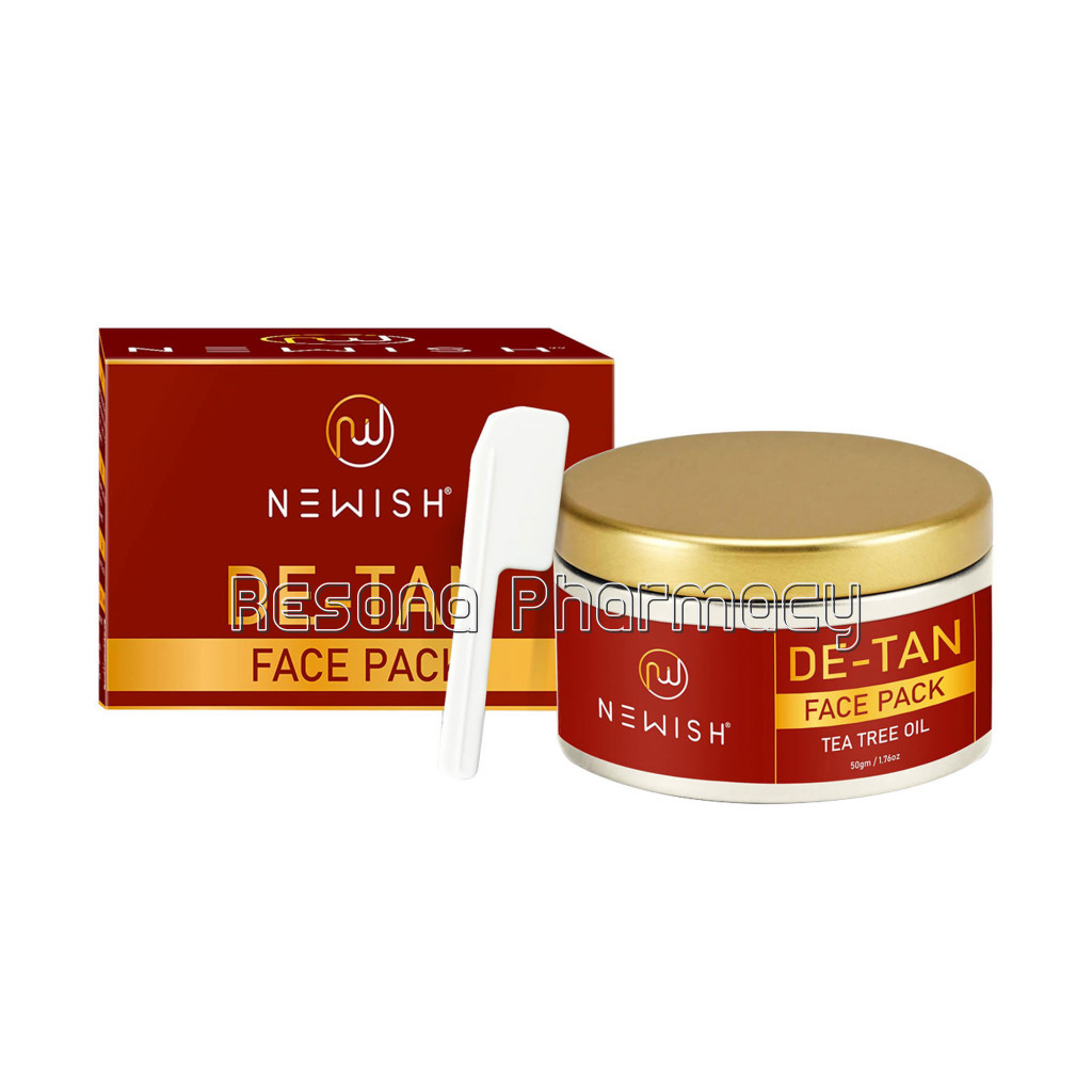 Ayurvedic De Tan Face Pack For Tan Removal(50Gm) | Newish