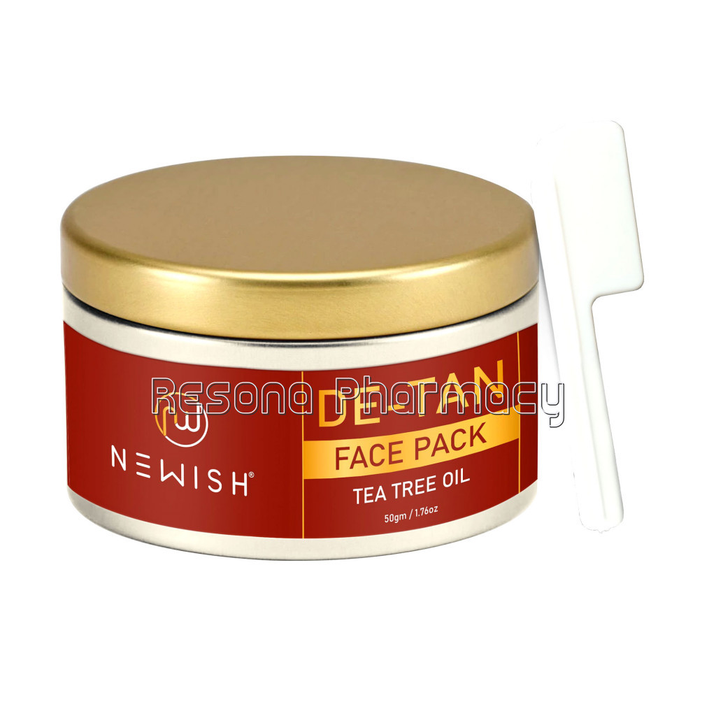 Ayurvedic De Tan Face Pack For Tan Removal(50Gm) | Newish