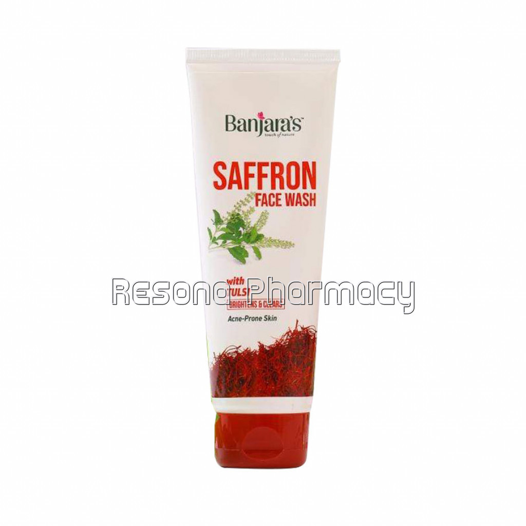 Banjara'S Saffron Face Wash With Tulsi 100Ml