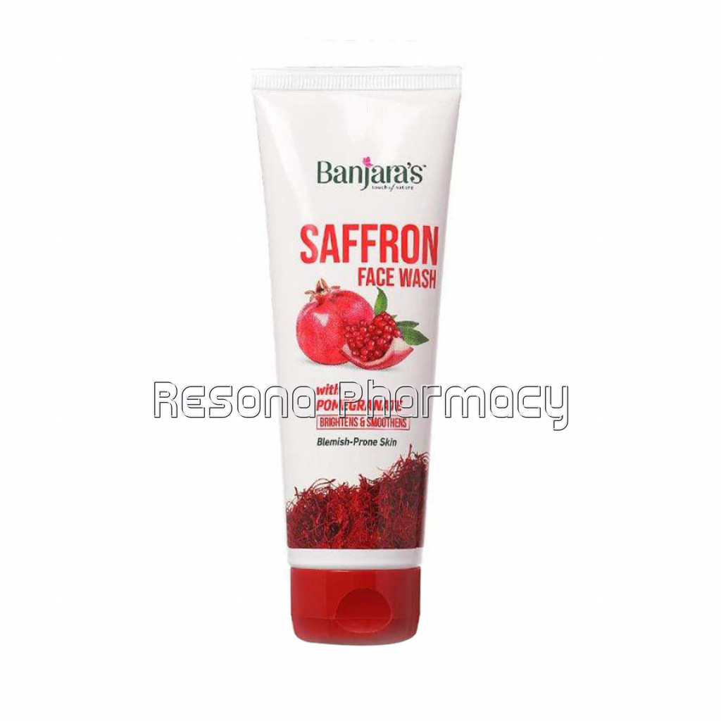 Banjara'S Saffron Face Wash With Pomegranate 50Ml