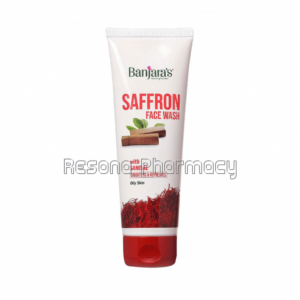 Banjara'S Saffron Face Wash With Sandal 100Ml