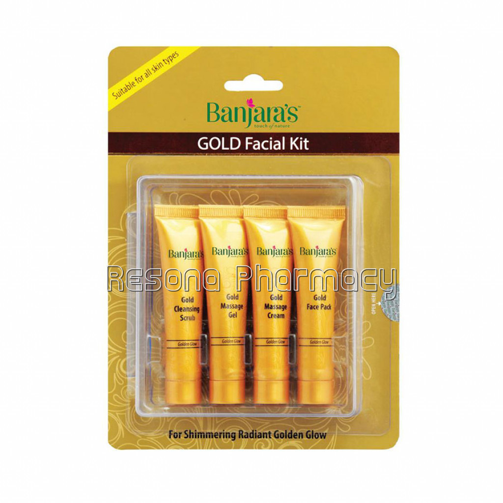 Banjara'S Gold Facial Kit (Blister Pack) 15Gms*4