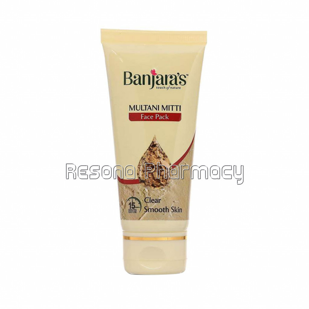 Banjara'S Multani Mitti Face Pack 50Gms (Tube)
