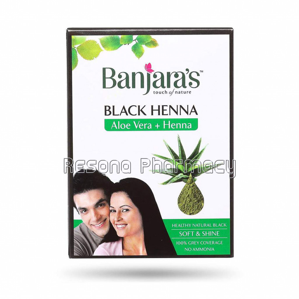 Banjara'S Black Henna With Aloevera 50Gms (5*10Gms)