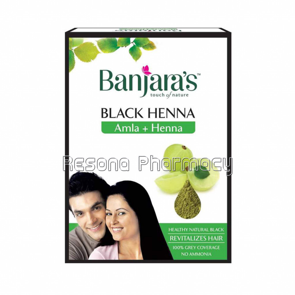 Banjara'S Black Henna With Amla 20Gms (2*10Gms)
