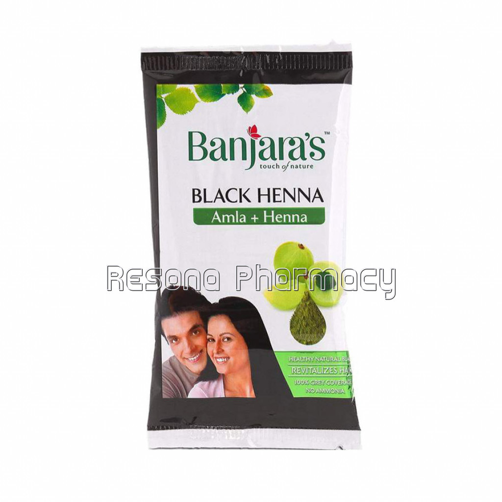 Banjara'S Black Henna With Amla 20Gms (2*10Gms)