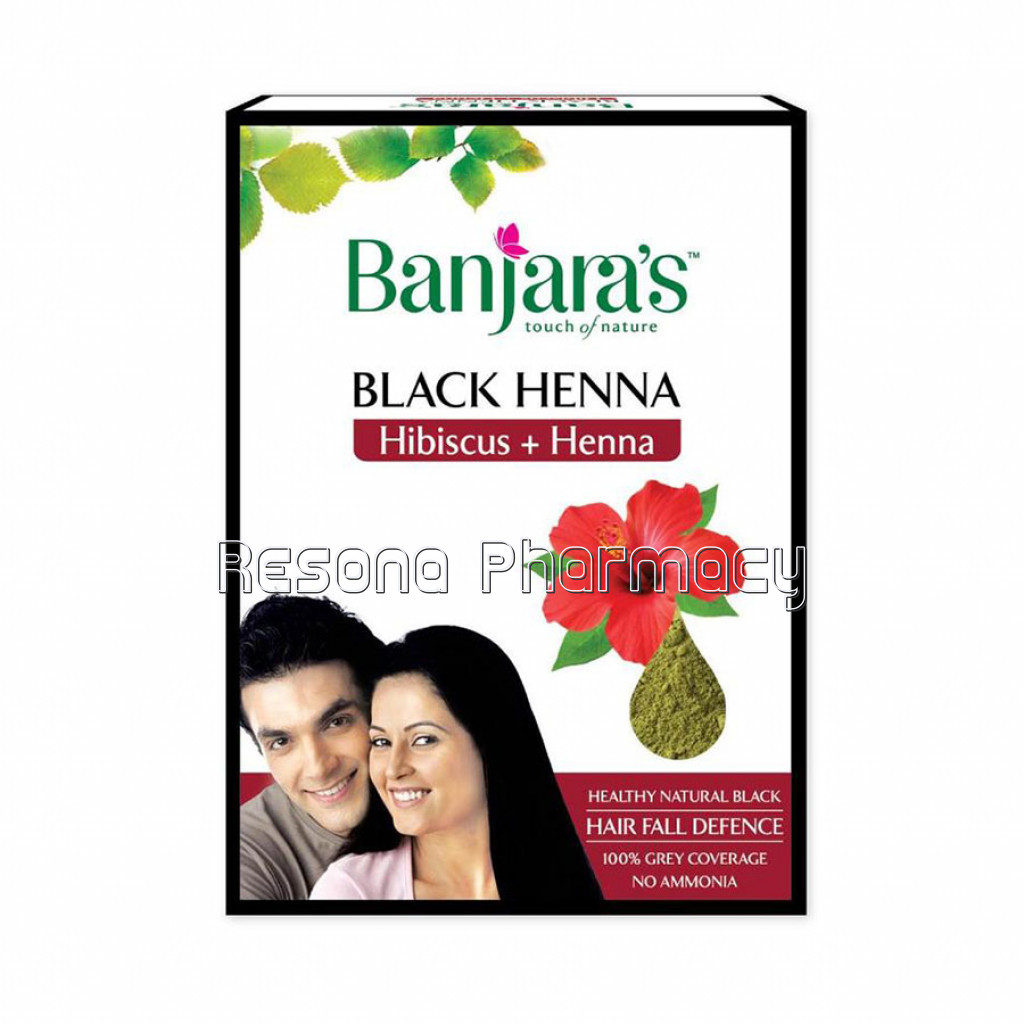 Banjara'S Black Henna With Hibiscus 50Gms (5*10Gms)