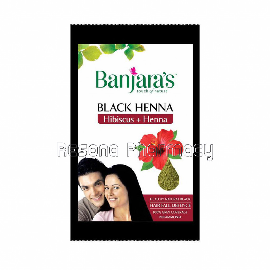 Banjara'S Black Henna With Hibiscus 50Gms (5*10Gms)
