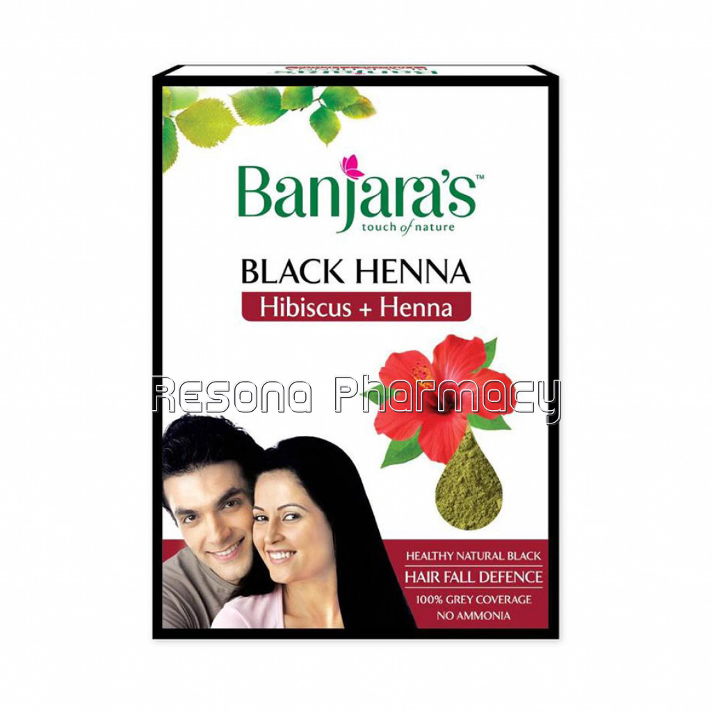 Banjara'S Black Henna With Hibiscus 20Gms (2*10Gms)