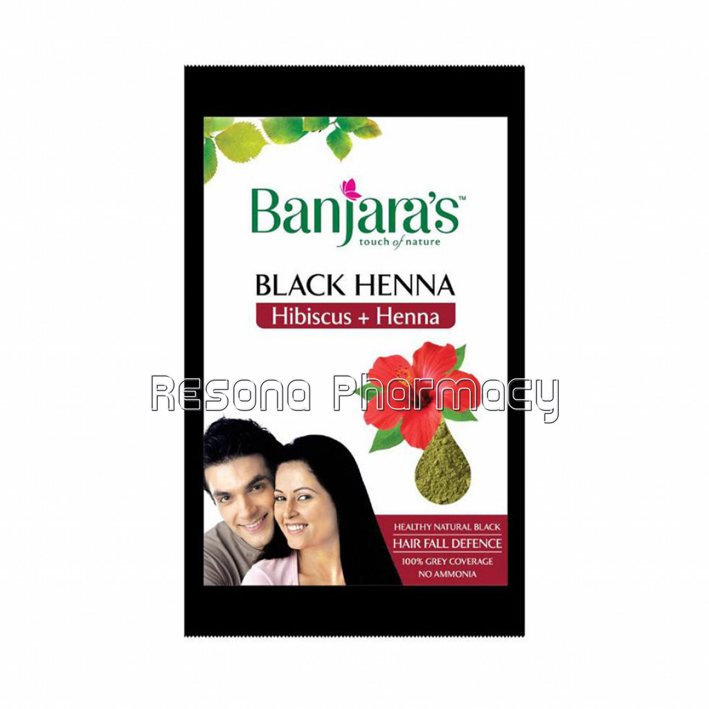 Banjara'S Black Henna With Hibiscus 20Gms (2*10Gms)