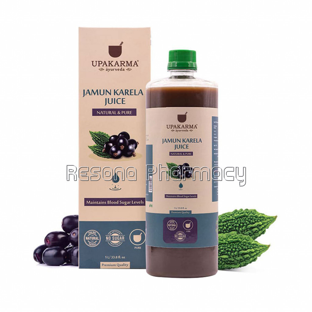 Upakarma Ayurveda NaNaturaland Pure Jamun Karela Juice 1L – Helps Maintain Sugar Level
