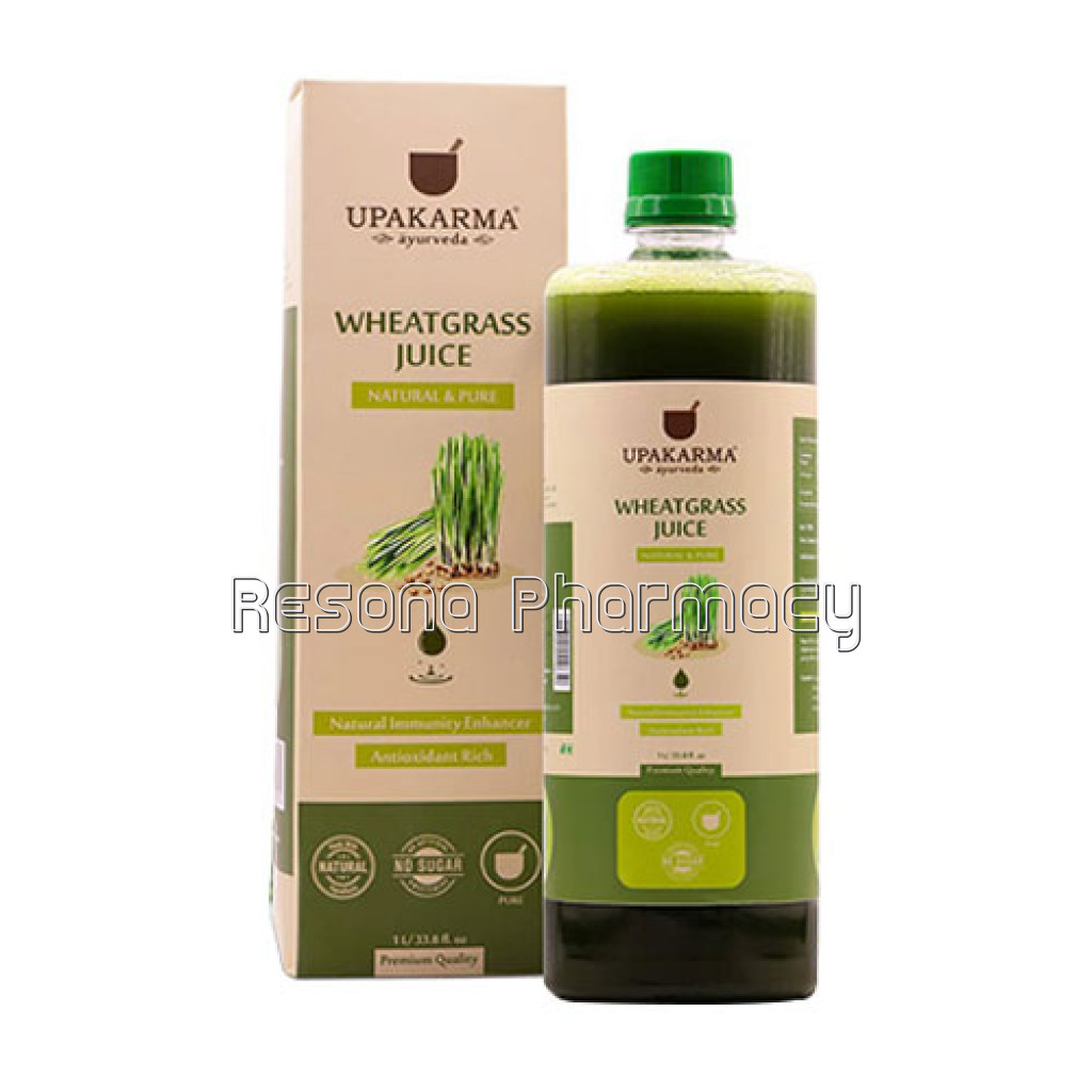 Upakarma Ayurveda NaNaturalWheatgrass Juice For Detoxification 1L – For Skin, Hair and Boost Immunity