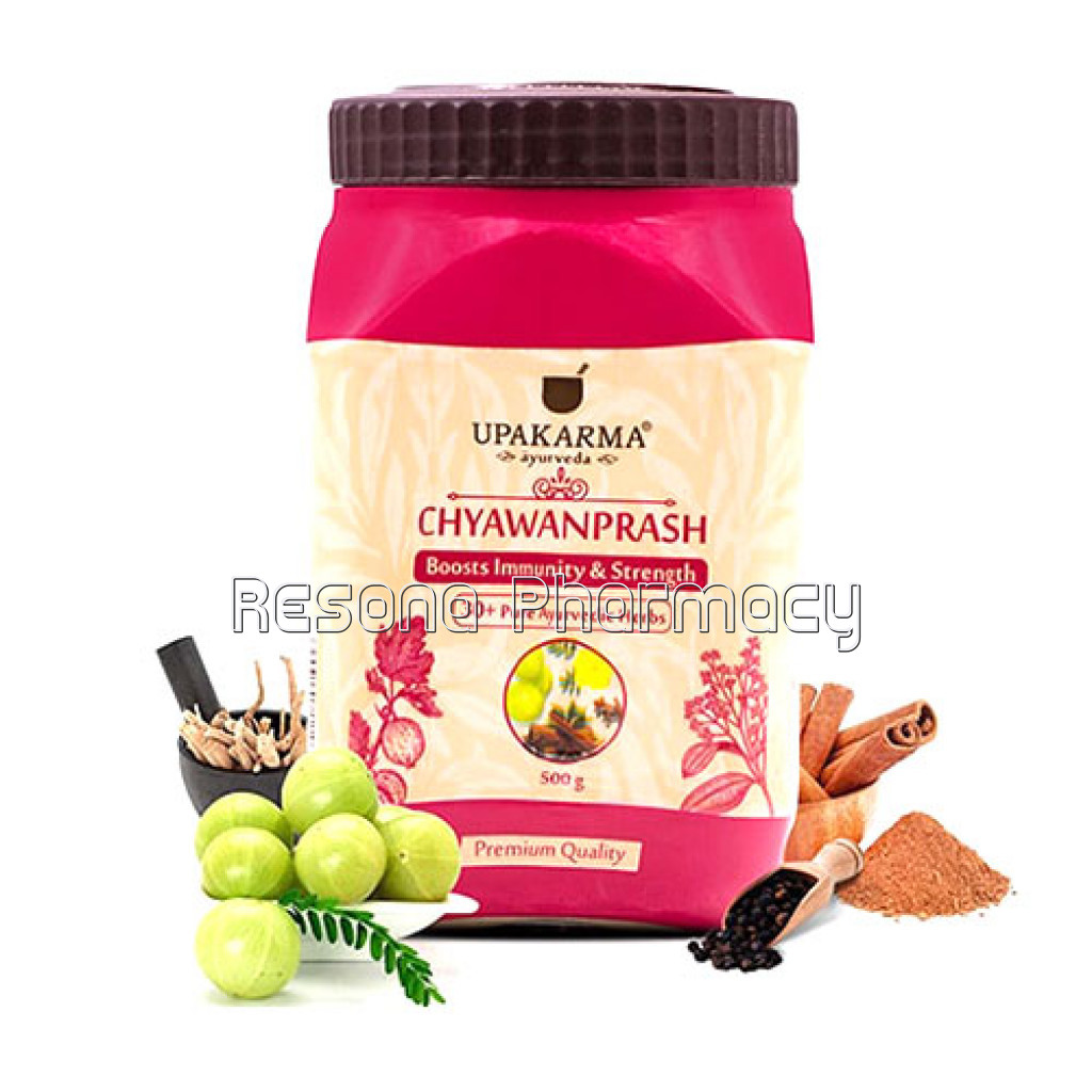 Upakarma Chyawanprash – Enriched With 30 Plus Ayurvedic Herbs To Boost Immunity and Strength – 500G