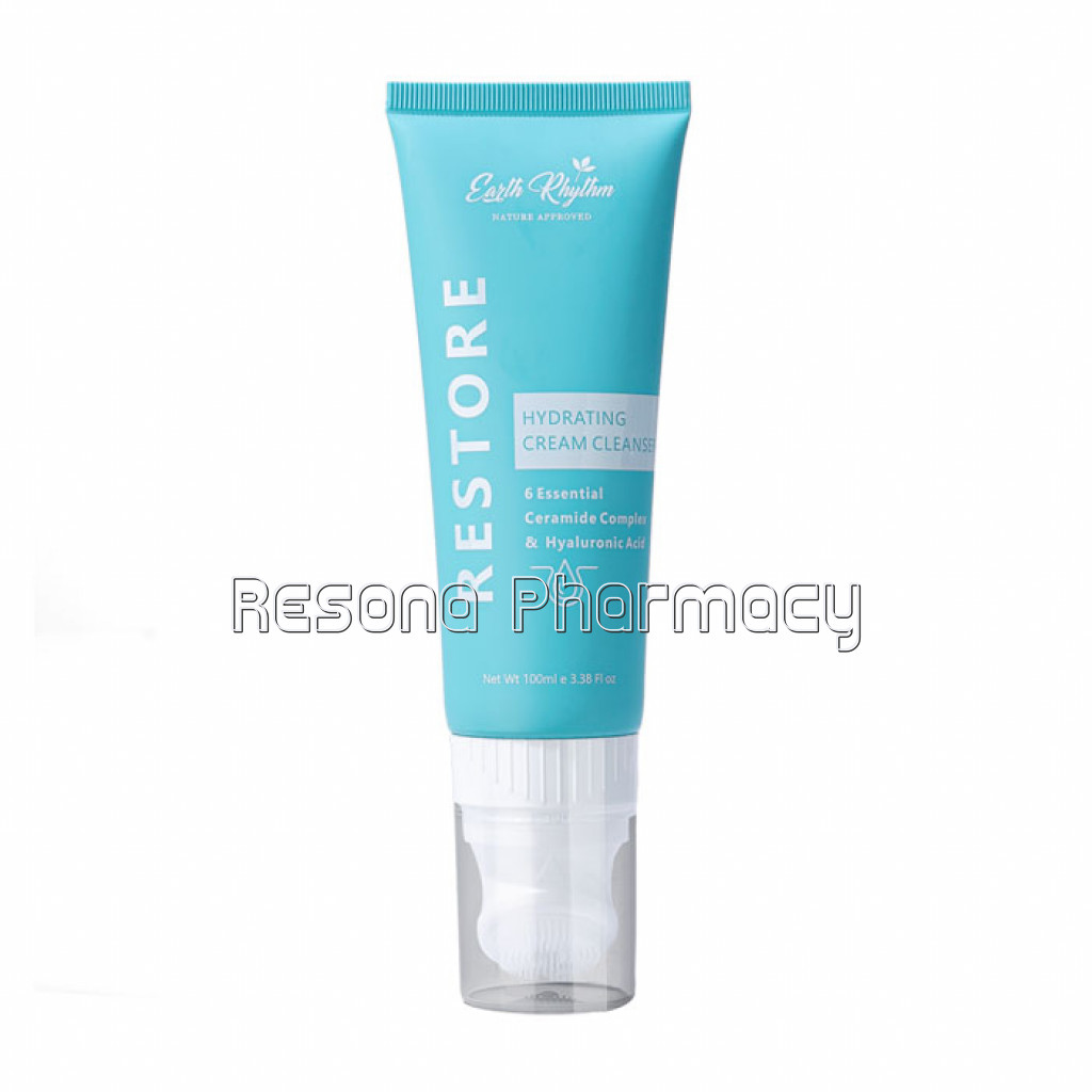 Restore   Hydrating Cream Cleanser With 6 Essential Ceramide Complex and Hyaluronic Acid