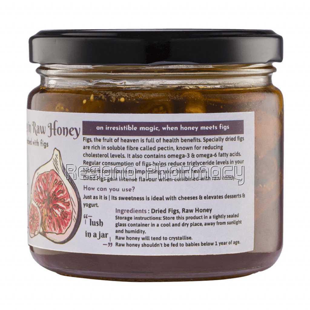Dried Figs In Raw Honey 350Gm